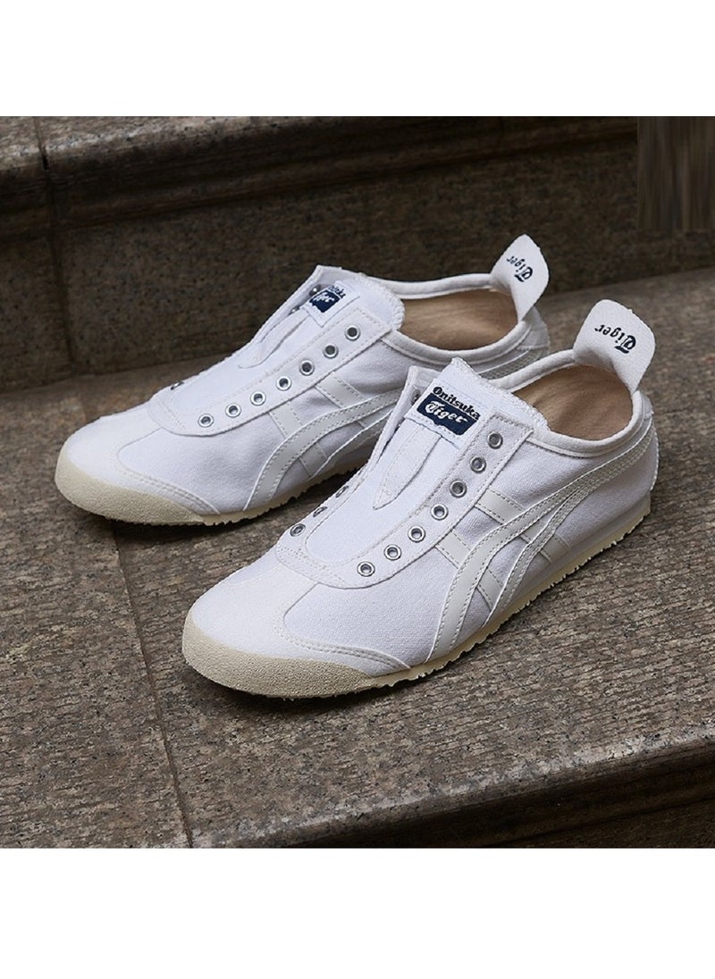Onitsuka Tiger - MEXICO 66 Slip-On Canvas Athlesiurel Shoes White - Image 1