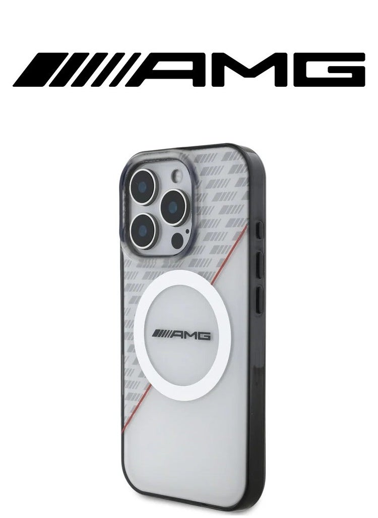 CG MOBILE iPhone 16 Pro back Case, supports wireless charging, with a semi-transparent and elegant design with an original character from the global brand (AMG)  - Image 5