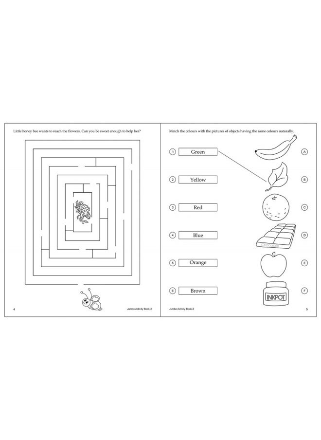 We Happy Pack of 2 We Happy Jumbo Coloring and Activity Book-2, Educational and Fun Learning Activities for Kids with different Challenges Drawings and Enjoyable Games  - Image 4