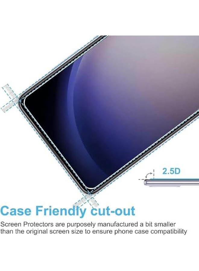 erorex 【3 Pack】 Tempered Glass Screen Protector For Motorola G84 Case Friendly Ultra Clear Shatterproof Anti Scratch Film For Moto G84  - Image 3