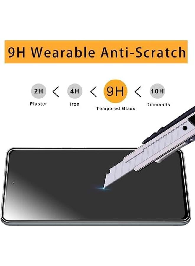 erorex 【3 Pack】 Tempered Glass Screen Protector For Motorola G84 Case Friendly Ultra Clear Shatterproof Anti Scratch Film For Moto G84  - Image 4