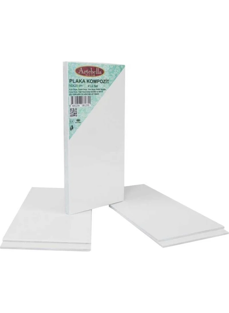Artebella KPT4S Composite Plate 10 x 20 cm Set of 4