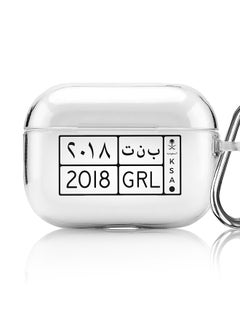 Classic Clear printed Case for Apple AirPods Pro 2nd Generation Thin Transparent Cover [Designed for Apple AirPods Pro 2nd Generation] - 2018 GRL