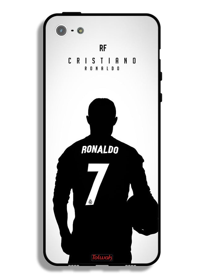 Tolwak Apple iPhone 5/5s/SE Protective Case Cristiano Ronaldo Mask - Image 2