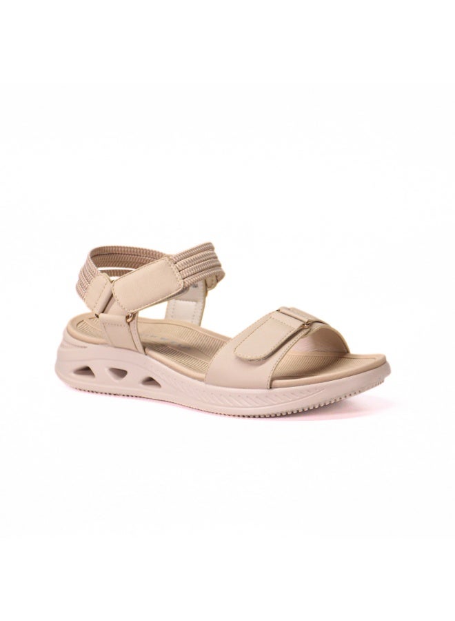 Monami Women’s Comfort Flat Sandals with Adjustable Strap Design, Open Toe Casual Walking Slides with Cushioned Footbed, Lightweight Everyday Summer Footwear for Travel, Outdoor Activities, Casual Wear and Daily Use - Image 1