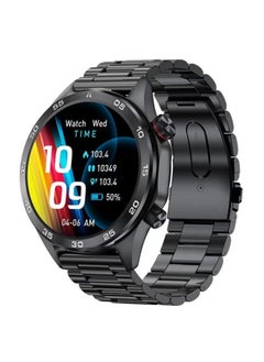 RollsTimi  Men's Smart Watch 1.52"HD Sports Fitness Tracker With LED Flashlight, IP67 Waterproof Smartwatch With Heart Rate Sleep Monitor, Black  - Image 1
