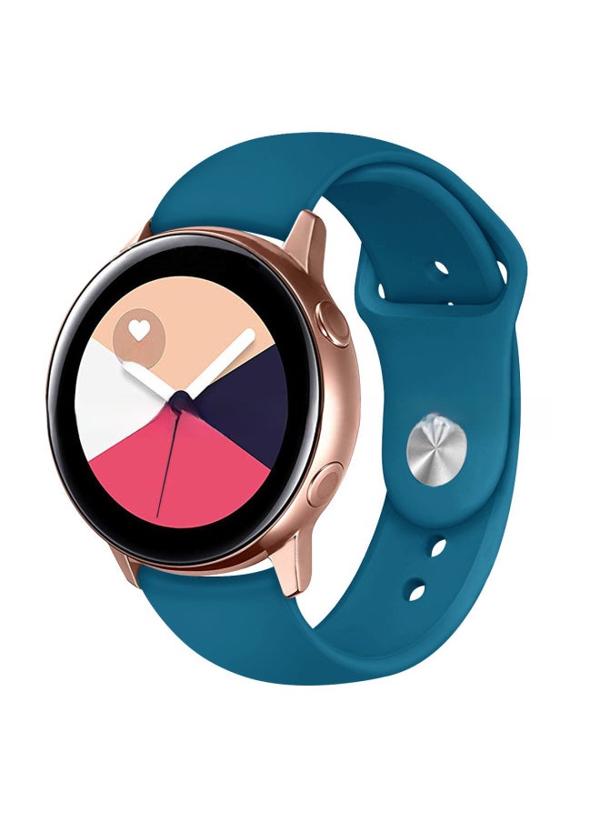 Generic For Samsung Galaxy Watch6 Active2 Silicone Strap 20/22mm For huawei GT4 Backbuckle Strap-Color:Orange-Specifications:20mm  - Image 5