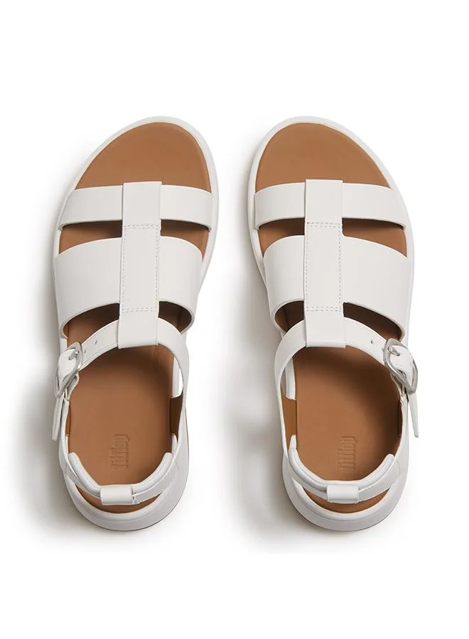 Fitflop F-MODE LEATHER FLATFORM FISHERMAN SANDALS