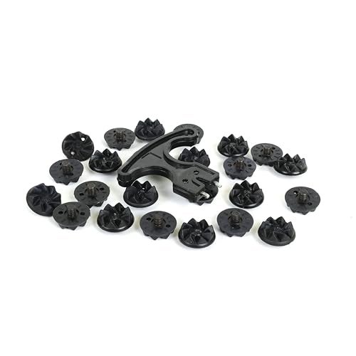KNK Cricket Shoe Rubber Spikes (24pcs) – Universal Fit for Adidas, Puma, Nike & More – Enhanced Grip for All Players - Image 1