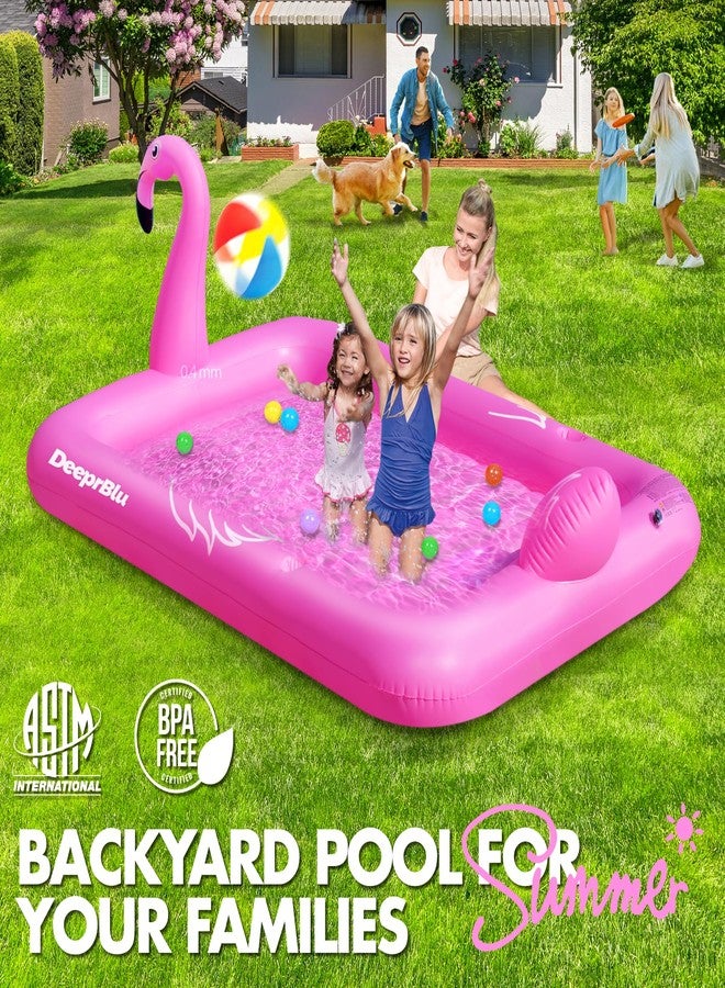 DeeprBlu Luxury Flamingo Inflatable Tanning Pool for 2 Person, 81x60 inch Sunbathing Pool Lounger Float, Pink Blow Up Tanning Pool Suntan Tub, Tanning Water Bed with Cup Holder, Lounge Float for Adult - Image 4