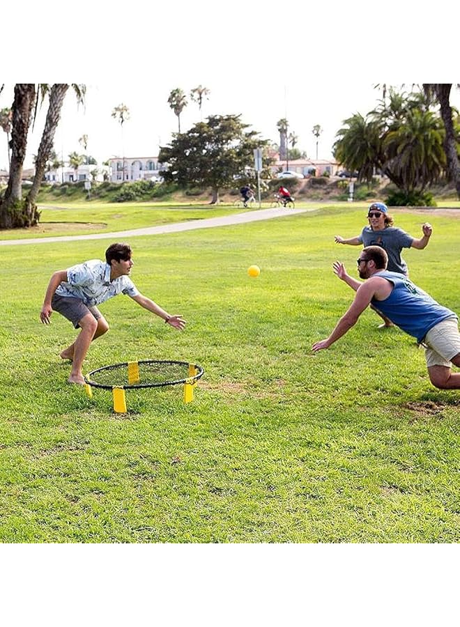 SPIKEMETA Spike Ball Game Set With Carry Bag Outdoor Games For Trips Picnics Club Games Park And Beach Fun Games - Image 2