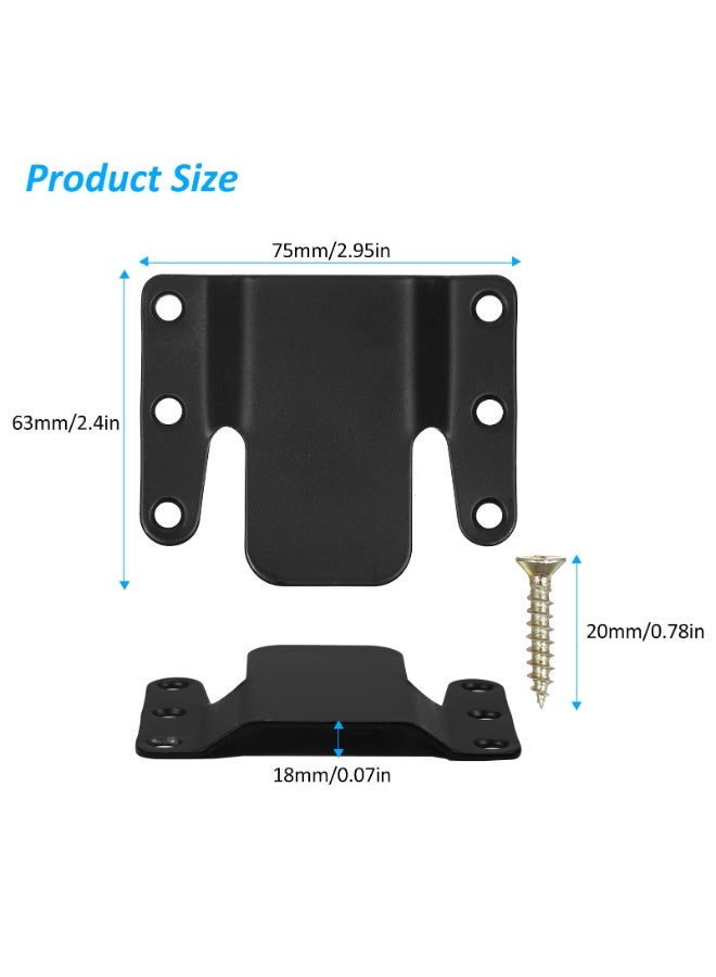 10PCS Sectional Sofa Connectors, Universal Sectional Couch Interlocking Clips, Easy to Install Heavy Duty Furniture Connector Brackets with Screws - Image 5