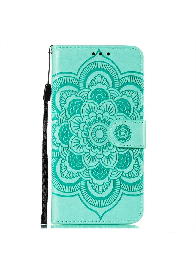 S-TOP Case For iPhone 15 Pro Sun Mandala Embossing Leather Phone Case - Image 2