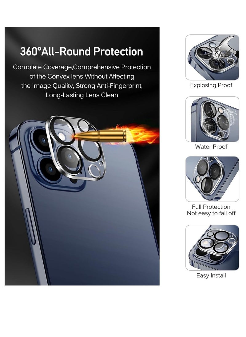 vesus 6-in-1 Magnetic for iPhone 15 Pro Max Case and screen protector,[Compatible with Magsafe] [ 2Pcs Screen Protectors + 2Pcs Camera Lens Protectors] Slim Thin Shockproof Phone Case for 15 Pro Max - Image 5