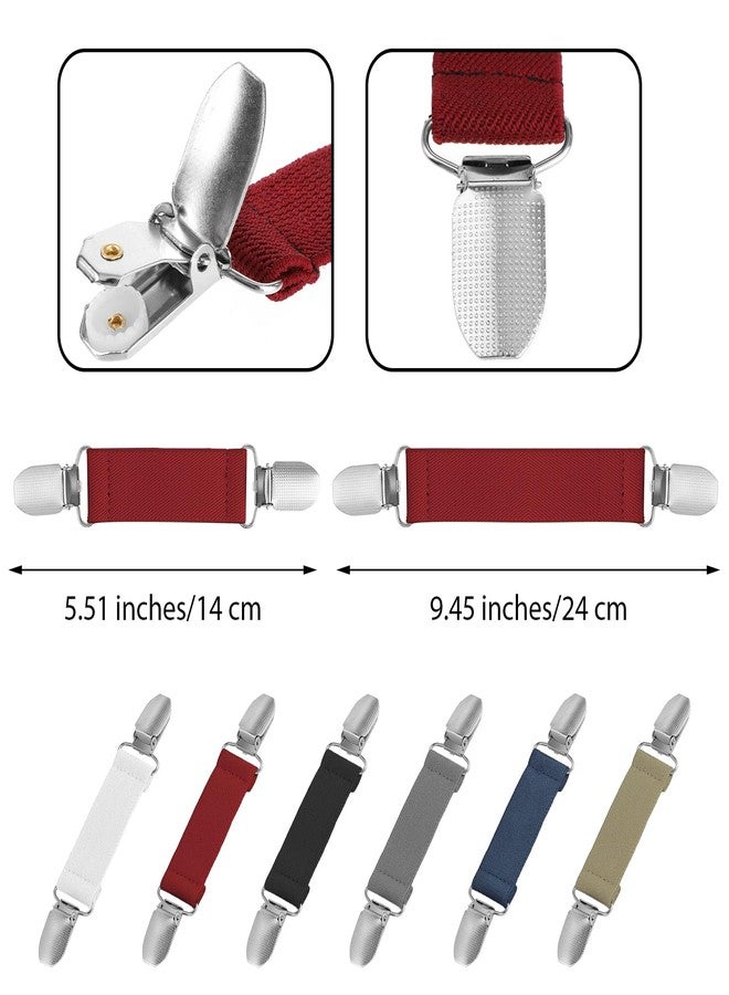 Sibba Brooches Pins Dress Clips 6 PCS Fabric Shirt Clothing Waist Back Cinch Clasps Sweater Hold Together Of Shawl Clothes Tighten Fasteners Fitting Tightener Collar Invisible Adjuster Elastic Ties - Image 2