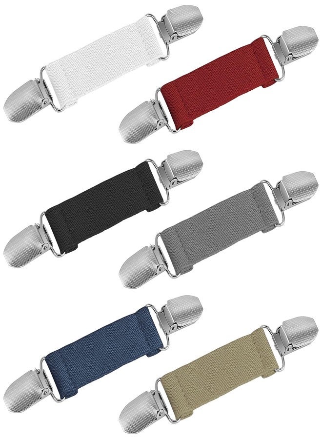 Sibba Brooches Pins Dress Clips 6 PCS Fabric Shirt Clothing Waist Back Cinch Clasps Sweater Hold Together Of Shawl Clothes Tighten Fasteners Fitting Tightener Collar Invisible Adjuster Elastic Ties - Image 1