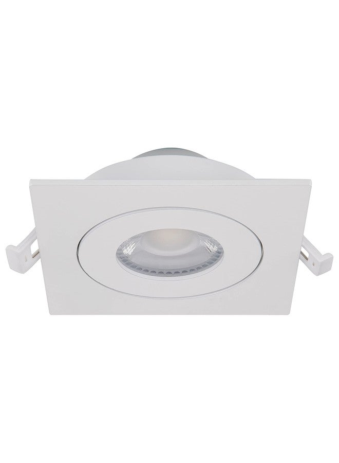 Satco S11841 LED Low-Profile Gimbal Downlight, CCT Selectable 2700K/3000K/ 3500K/4000K/5000K, 4 Inches, White - Image 2