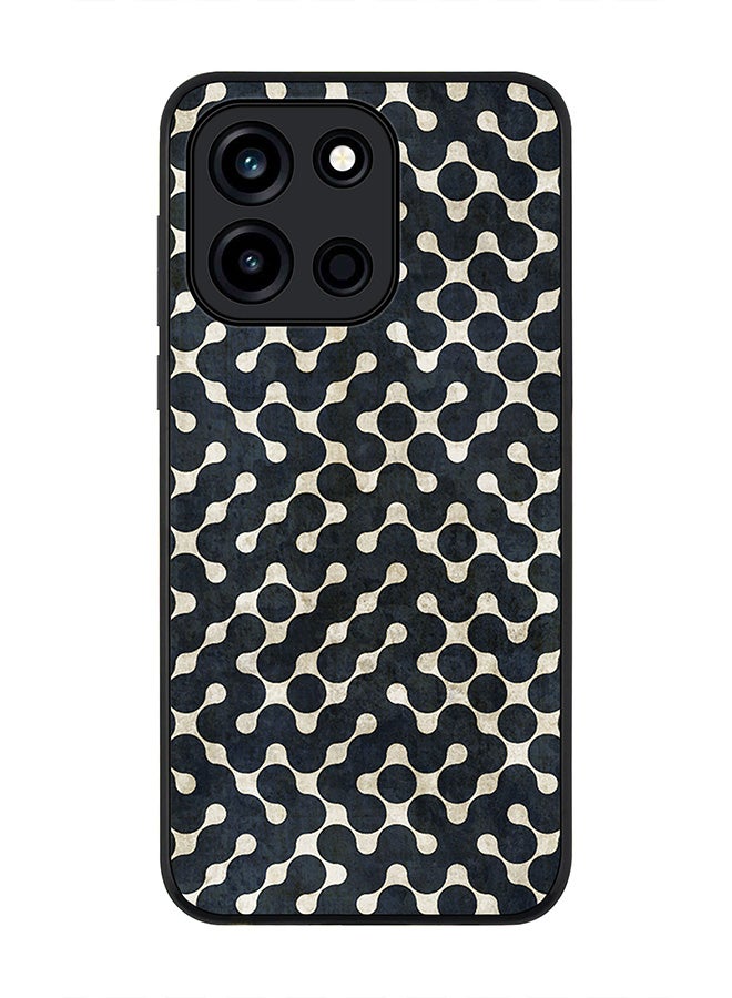 Stylizedd Rugged Case for OnePlus Nord 6 / Turbo 6- Slim Fit Hybrid Rubber Cover Connect The Dots (Black) - Image 1