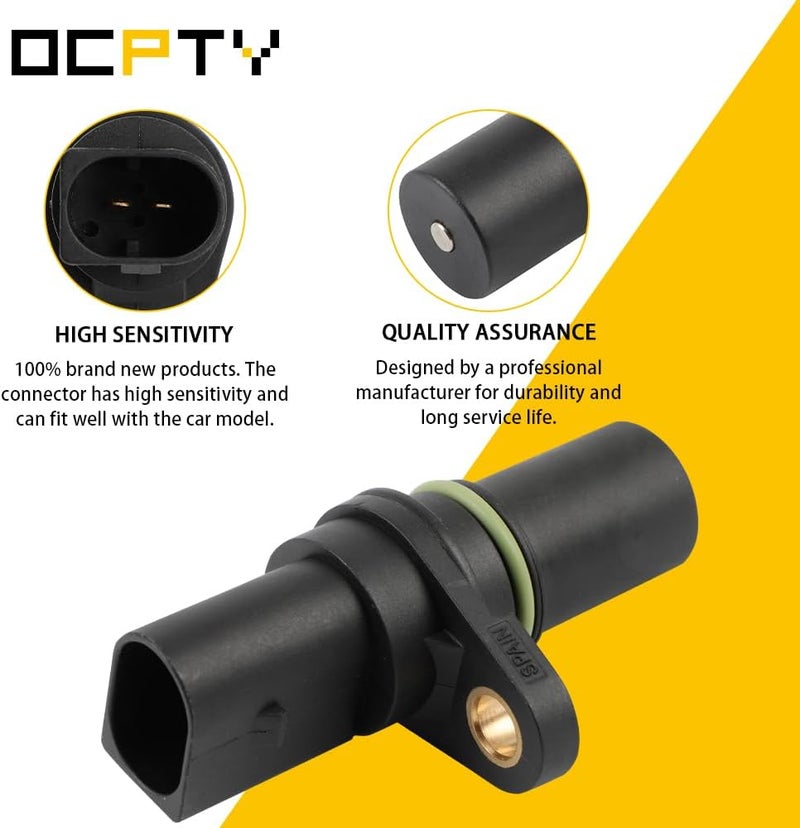 OCPTY Engine Crankshaft Position Sensor Compatible for Audi A3 A4 A5 Q3 for Quattro Q5 S3 TT for Seat Leon & for Volkswagen for Beetle CC Eos for GTI, Replace# 9008019013 - Image 3