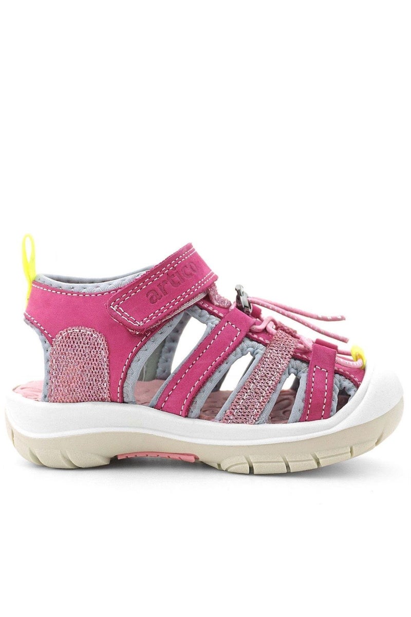 Rakerplus Rakker Plus Artico Pink Genuine Leather Children's Sandals - Image 4