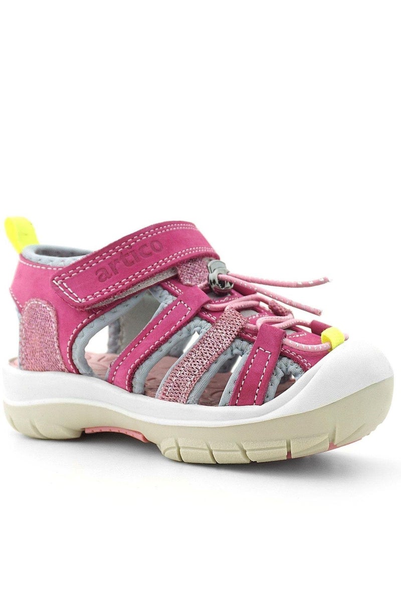 Rakerplus Rakker Plus Artico Pink Genuine Leather Children's Sandals - Image 3