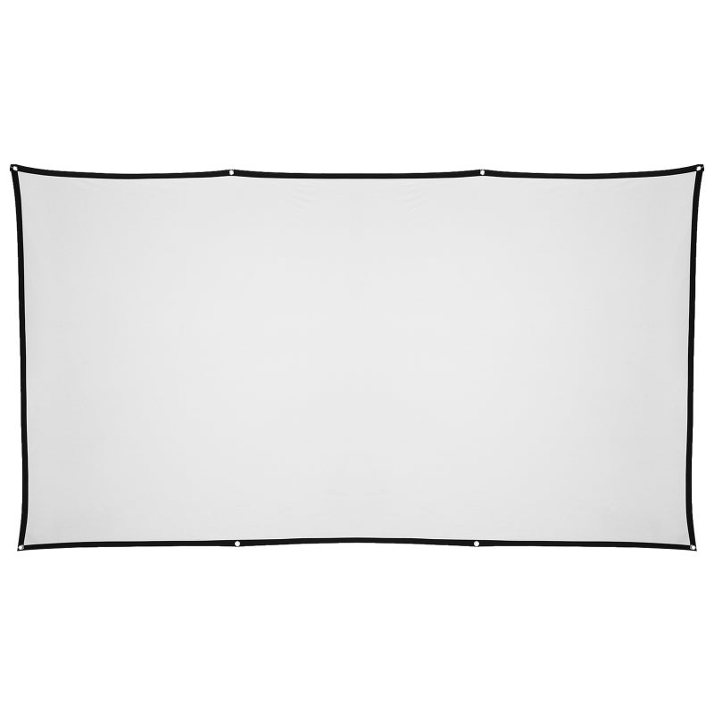 Portable Projector Screen for Outdoor and Indoor Use, Foldable Design, 100 Inch - Image 1
