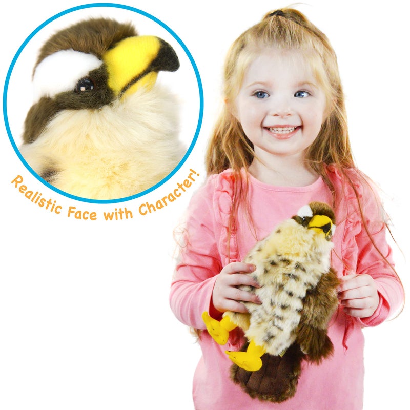 TigerHart Percival The Peregrine Falcon - 9 Inch Stuffed Animal Plush - Image 2