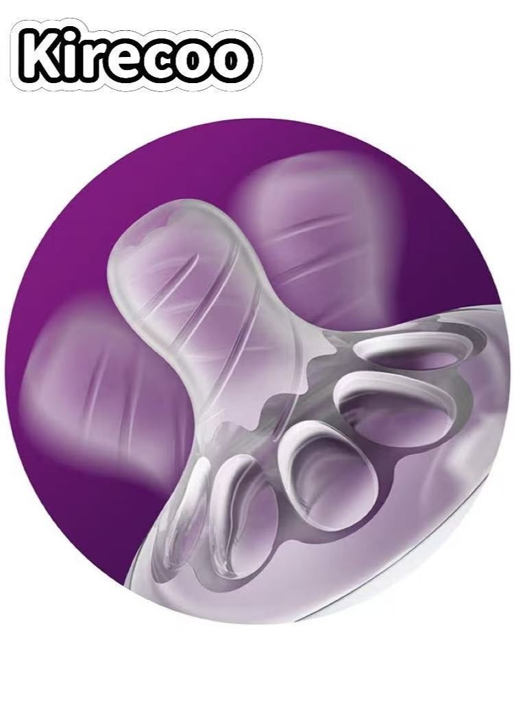 Kirecoo Pack of 3 Bottle Nipples Compatible with Philips Avent，Silicone Baby Bottle Nipple Replacement, Natural Feeding Teat, for 6 Months+ - Image 3