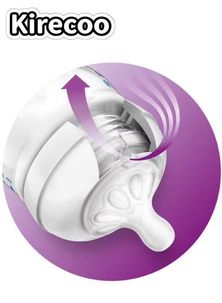 Kirecoo Pack of 3 Bottle Nipples Compatible with Philips Avent，Silicone Baby Bottle Nipple Replacement, Natural Feeding Teat, for 6 Months+ - Image 4