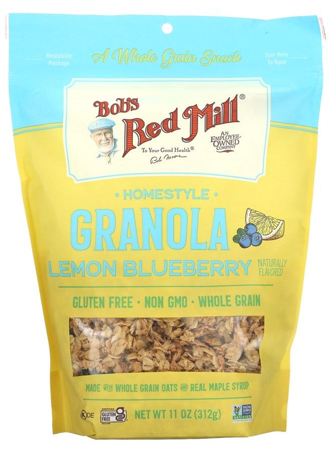Bob's Red Mill Homestyle Granola Lemon Blueberry 11 oz (312 g) 