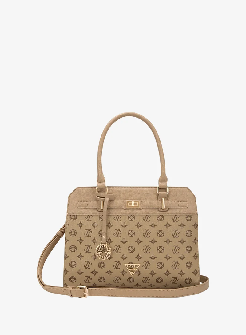 Lavie Signature Manhattan Woman's Mid Size Satchel(TAUPE)