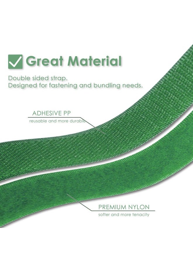 plantactic Garden Tie Green Tape, Plant Supports, Gentle On Plants (32.8ft ×1/2 inch, 1 roll, Green) - Image 2