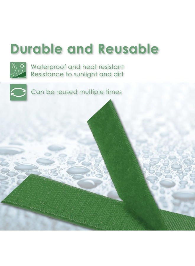 plantactic Garden Tie Green Tape, Plant Supports, Gentle On Plants (32.8ft ×1/2 inch, 1 roll, Green) - Image 3