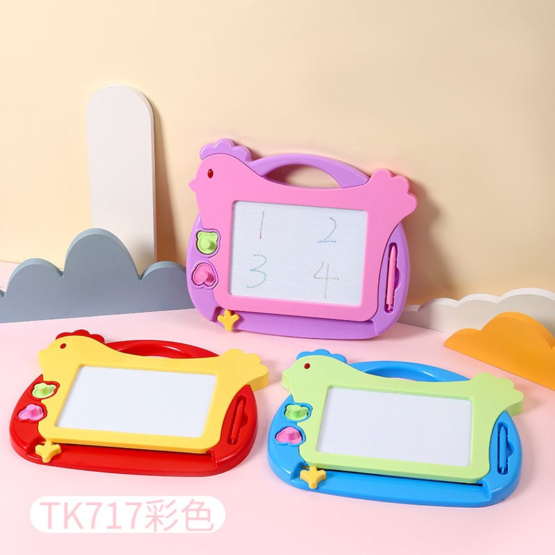 Jingjing Children'S Drawing Board Magnetic Writing Board Cartoon Color Children Children 1-3 Years Old Toys Baby Graffiti Board - Image 1