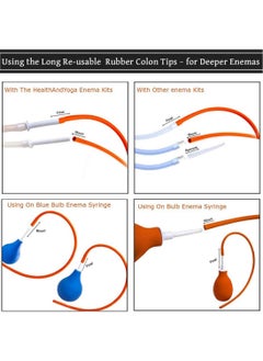 Generic 10 Pieces 39cm 18FR Rubber Enema Tubes Colon Tubes for Coffee Enemas Higher Colon Cleanse for Secure  - Image 3