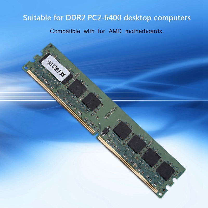 1 جيجابايت DDR2 800 ميجاهرتز 240 لقطة ذاكرة خوارزمية مخصصة لوحة الأم لابتوب AMD - Image 3