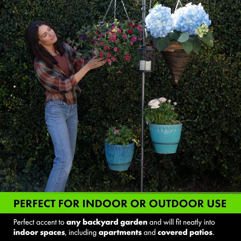 Yard Butler Yard Tree Pot Holder Ring, IYT-RING7 Garden Accessory for Outdoor Hanging - Steel Construction - Easy Installation - Functional & Decorative - Image 4