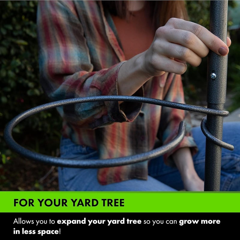 Yard Butler Yard Tree Pot Holder Ring, IYT-RING7 Garden Accessory for Outdoor Hanging - Steel Construction - Easy Installation - Functional & Decorative - Image 2