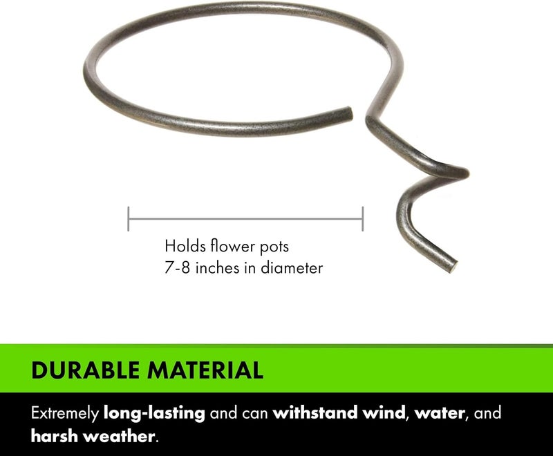 Yard Butler Yard Tree Pot Holder Ring, IYT-RING7 Garden Accessory for Outdoor Hanging - Steel Construction - Easy Installation - Functional & Decorative - Image 5