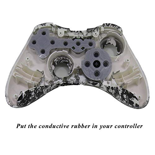 Onyehn 4 Sets Silicone Conductive Rubber Pads Button D-Pad for Xbox 360 Controller Buttons Repair Replacement Part - Image 5