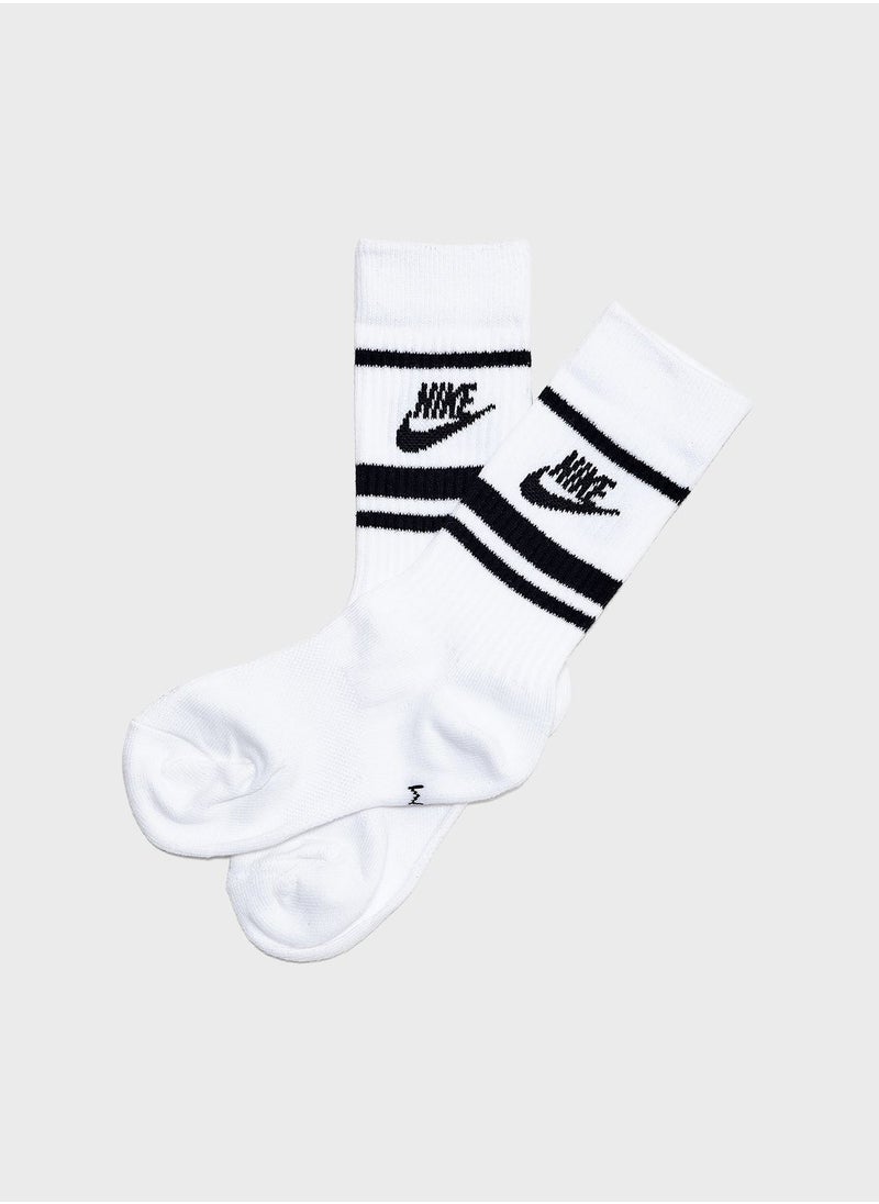 Nike 3 Pack Essential Crew Stripe Socks  - Image 4