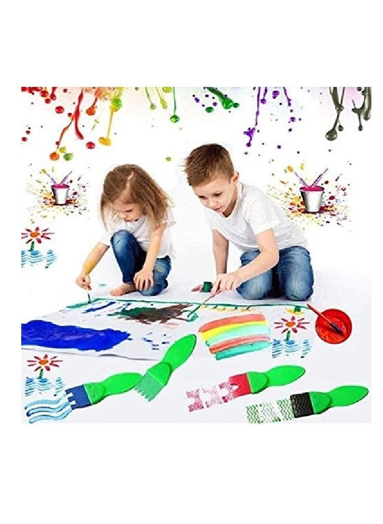 Cutie Cute 29pcs Painting Kits for Kids, Early Learning Kids Paint Set Sponge Painting Foam Brushes Art Craft Drawing Tools for Kids Toddlers  - Image 2