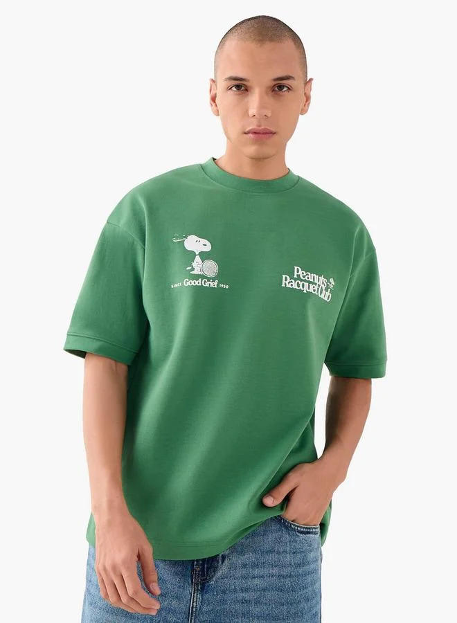 SP Characters Peanuts Print T-shirt