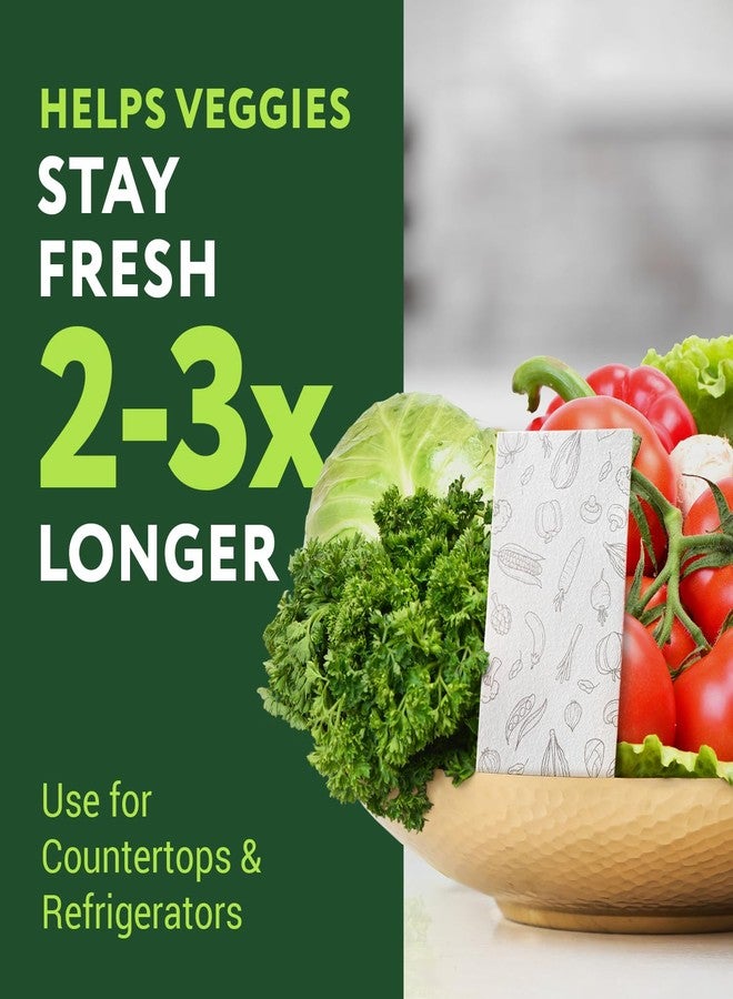 IMPRESA Produce Keeper Food Storage Sheets - Pack of 18 Extend Shelf Life & Fresh Paper for Produce - Protect Leafy Greens - Keep Fruits Fresh & Fruit Saver Paper - Image 2