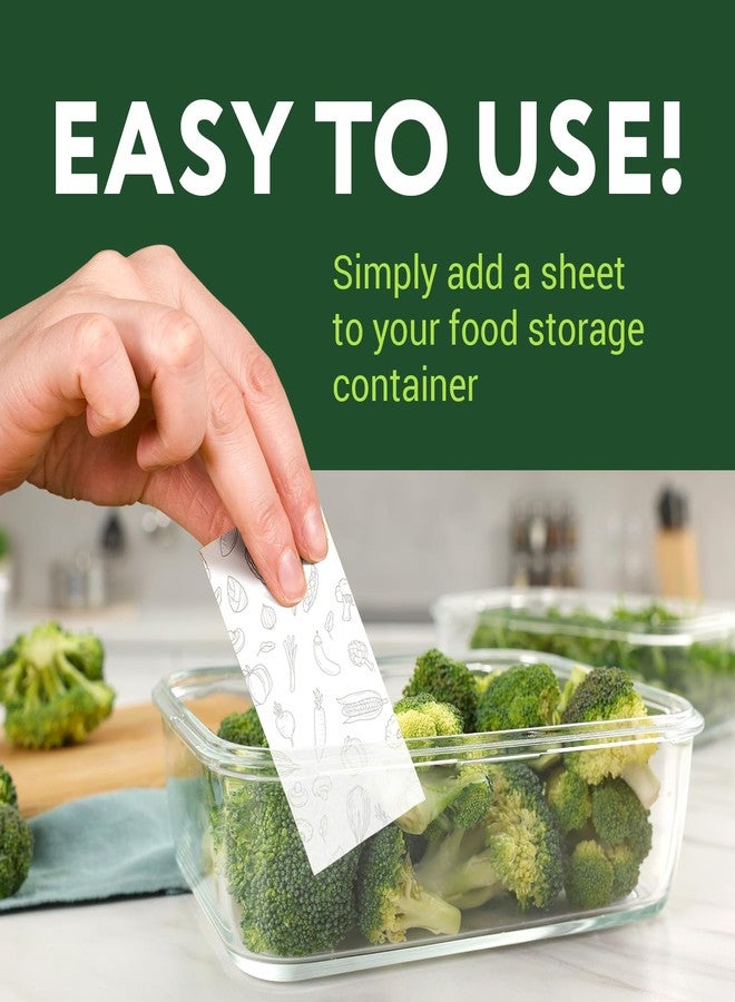 IMPRESA Produce Keeper Food Storage Sheets - Pack of 18 Extend Shelf Life & Fresh Paper for Produce - Protect Leafy Greens - Keep Fruits Fresh & Fruit Saver Paper - Image 5