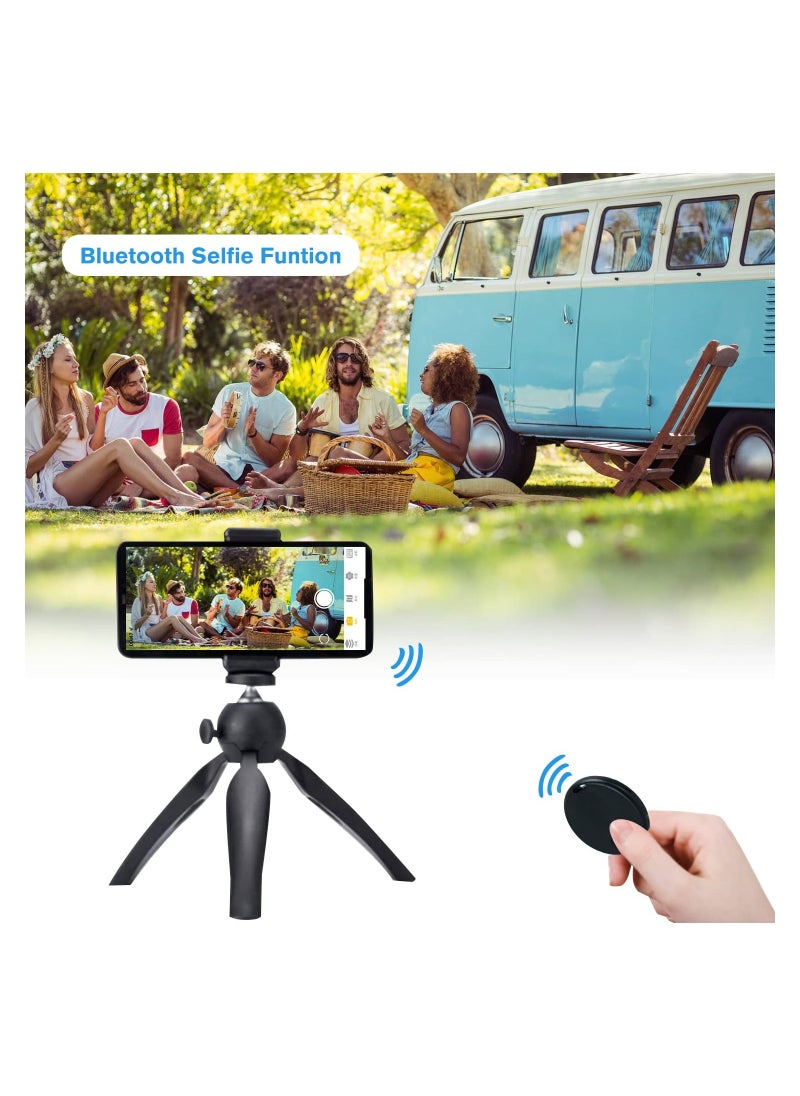 Y&D - 2 Pack Bluetooth Key Finder Locator, Mini Anti Lost Item Tag Tracker Alarm For Pet, Key, Wallet, Luggage, Compatible With Ios And Android, Incl Silicone Protective Cases (White and Black) - Image 1
