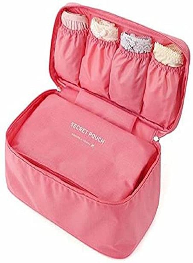 Moxtiza Women’s Undergarments & Innerwear Storage Bag | Travel Cosmetic Pouch & Toiletry Organizer, Lightweight Durable Multifunctional Bag for Lingerie, Socks, Makeup, and Toiletries (1 Piece) - Image 4
