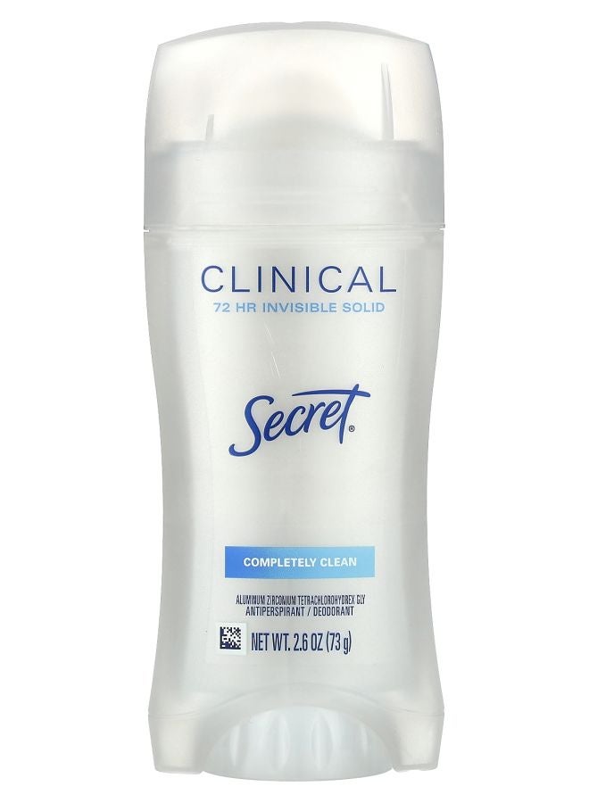 Secret مزيل العرق الصلب غير المرئي 72 ساعة من كلينيكال 2.6 أونصة (73 جرام)