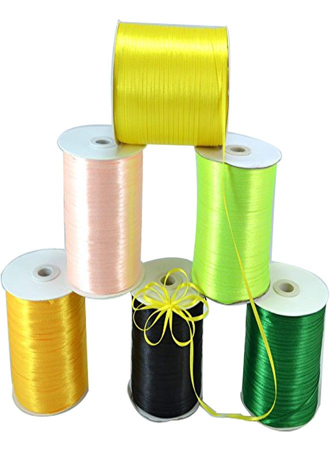 ستار شريط ساتان بعرض 1/8 بوصة، بكرة عملاقة بطول 870 ياردة | شريط بوليستر منسوج مزدوج الوجه، يُستخدم كعلامة وبطاقة تعليق للمشاريع الفنية | شريط قماشي مقاوم للبهتان لسجل القصاصات (1/8 بوصة × 870 ياردة × بكرة واحدة، أحمر) - Image 3