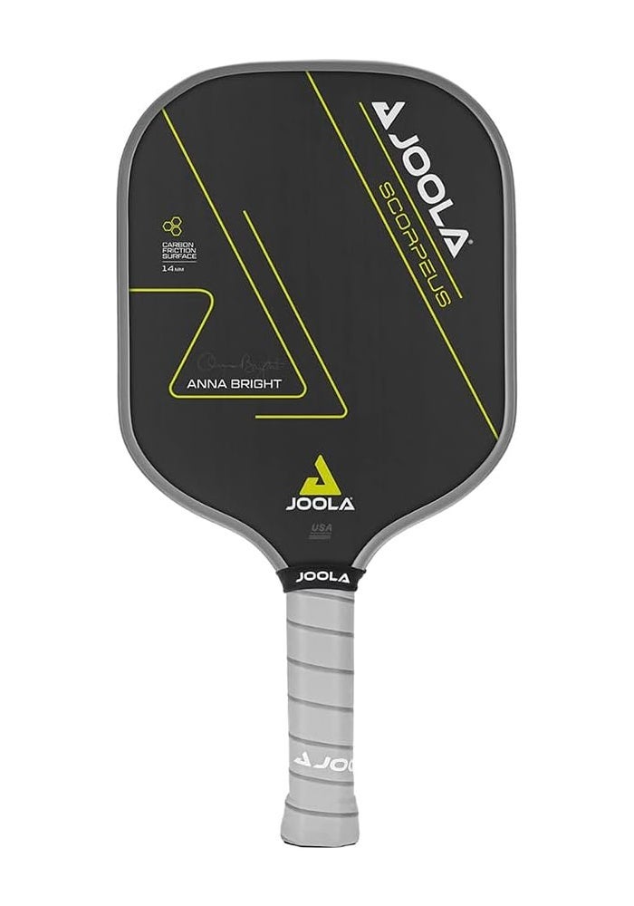 JOOLA Anna Bright Scorpeus Pickleball Paddle - 14mm Carbon Fiber with Charged Surface Technology - Image 1